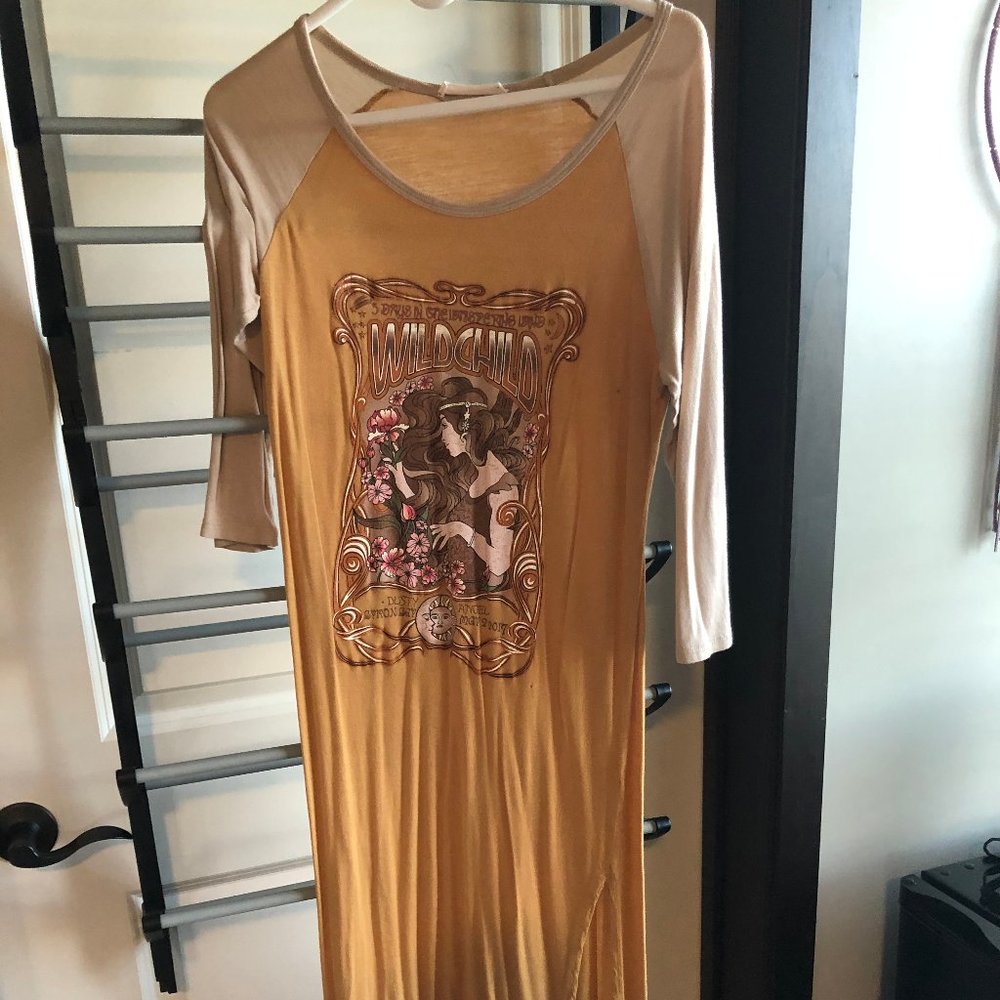 Spell By Gypsy Raglan T Dress